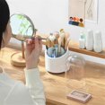 thumbnail image 2 of Rotatable Makeup Brush Storage Bucket, Dresser, Dust-Proof with Lid, Pen Holder, Large-Capacity Stor, 2 of 5