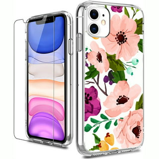 Luxury Flower Geometric Pattern Square Leather Phone Case For iPhone 14 PRO  MAX 13 15 PRO 12 11 X XS XR 7 8 14 Plus Soft Cover