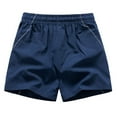 thumbnail image 3 of Men Gym Shorts with Zipper Pockets Athletic Active Lightweight for Outdoor Camping Hiking Sports Shorts, 3 of 3