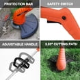 thumbnail image 4 of Weed Wacker Cordless Weed Eater, 1500mAh Edger Lawn Tool w/ 2 Battery,3 Blade - String Trimmer for Yard and Garden, 4 of 9