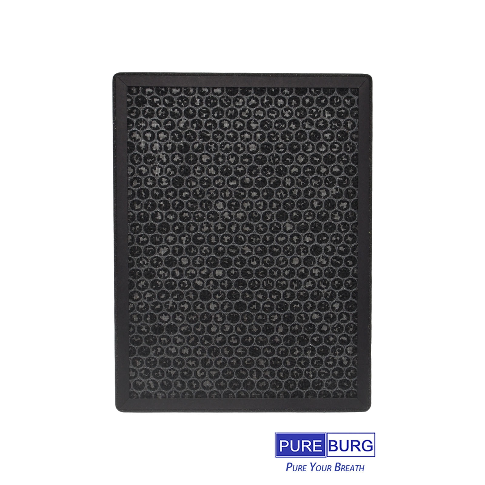 PUREBURG Replacement Filter Compatible with RENPHO R-HAU04 HAU04 Air Purifier, 4 x H13 HEPA & 8 Activated Pre-Filters 3-Stage Filtration For Air Clean Dust VOCs Odor