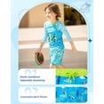 thumbnail image 7 of weVSwe Toddler Boys UPF 50+ 2PC Rash Guard Set Swim Trunks Long Sleeve Swimsuits, 7 of 7