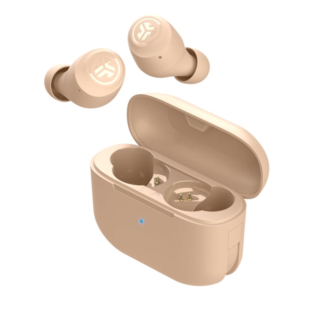 JLab Go Air Tones+ True Wireless Earbuds Designed with Auto On and Connect, Touch Controls, 32+ Hours Bluetooth Playtime, EQ3 Sound, and Dual Connect, Natural Earthtone Color (474 C)