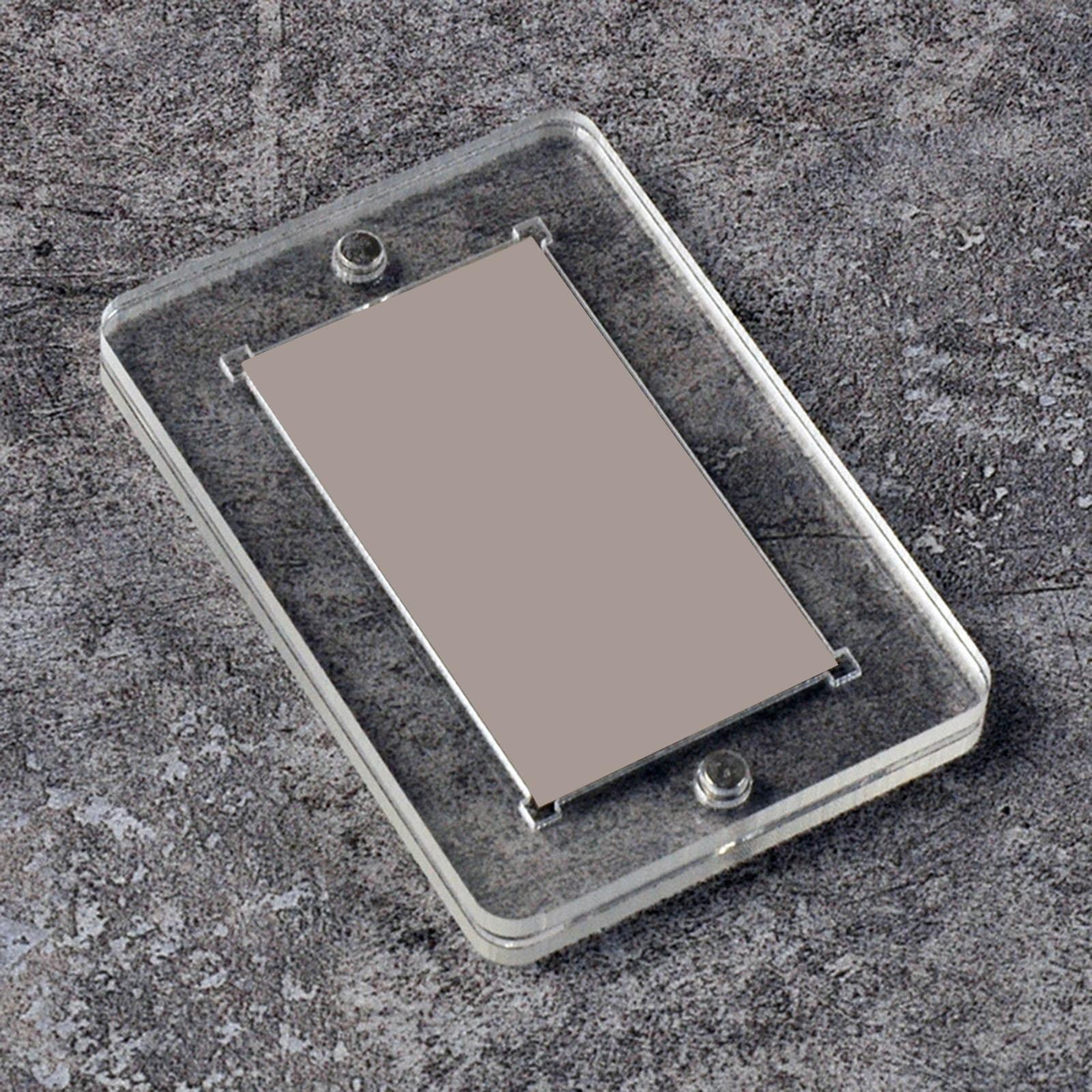 Trading Card Holder Clear Hard Card Sleeves Acrylic Stand Desktop Slab Holder and Card Display