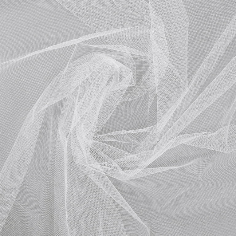 Decorative White Tulle Assorted - 40 yards Fabric