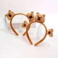 thumbnail image 4 of FENOHREFE Cartoon Bear Headband For Kids And Women Fashion Headwear Soft Adjustable Hair Accessory In Various Colors, 4 of 7