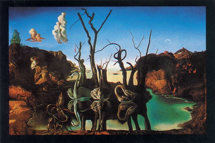 Poster Large 24/"x36/" p5950 Studio B Dali: Metamorphosis of Narcissus
