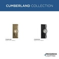 thumbnail image 4 of Progress Lighting Cumberland 1-Light Wall Sconce, Aged Bronze, Clear Seeded Glass. Modern Farmhouse and Transitional settings., 4 of 11