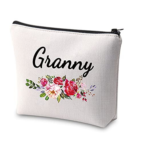 Great Gift Makeup Bag Floral Birthday Family Grandma Worlds Best NANA 