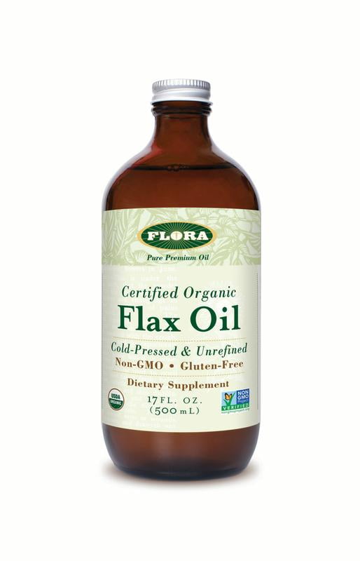 Flora Flax Oil certified organic 17 Oz