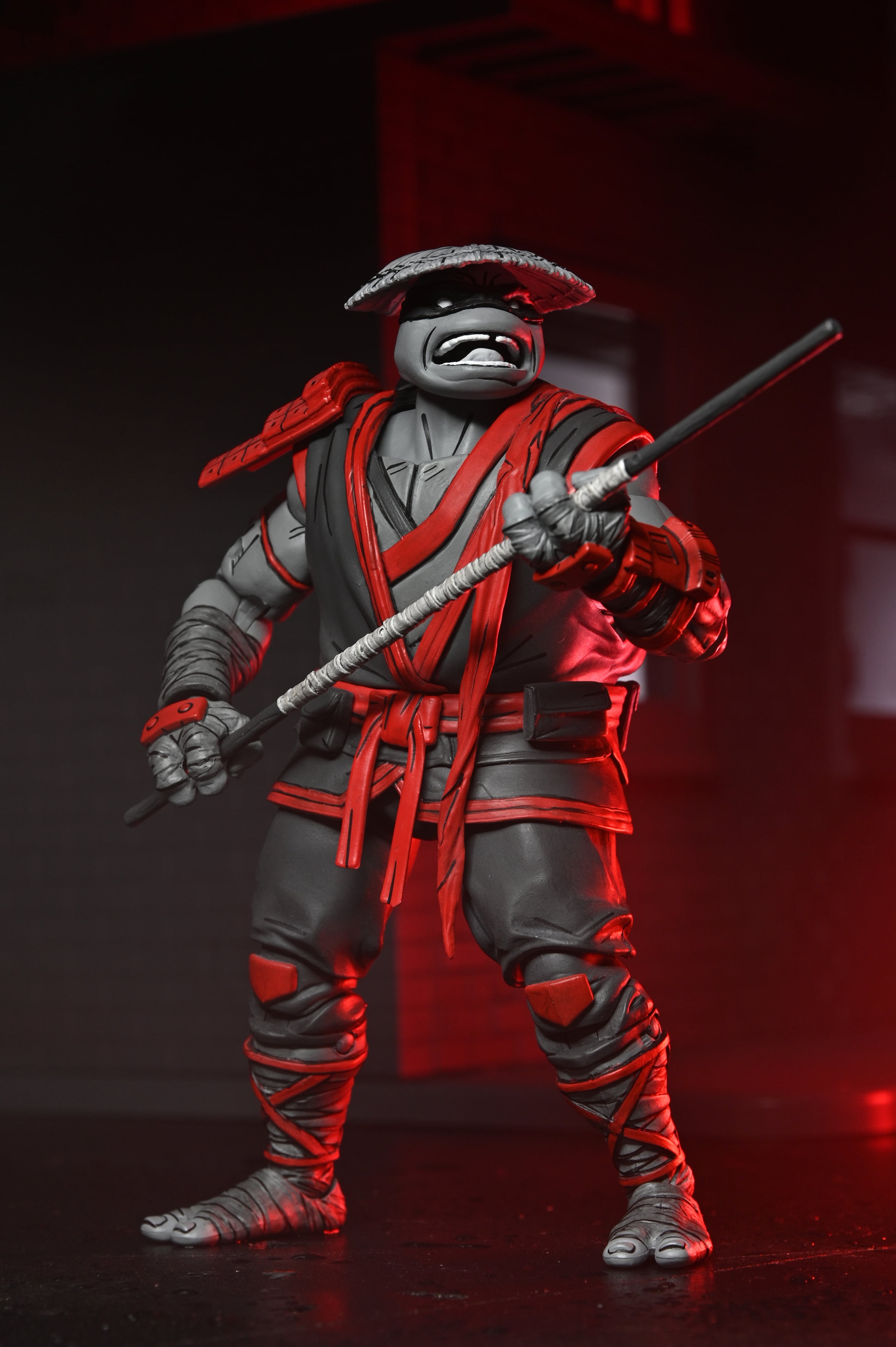 NECA Teenage Mutant Ninja Turtles: The Last Ronin - The Lost Years Donatello Action Figure with Interchangeable Heads and Hands (7")