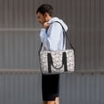 thumbnail image 5 of Honeii Cute Baseball Print Hand Travel Bag,Travel Duffle Bag, Waterproof Weekender Bag,Carry On Tote Bags,Weekender Tote Bag,for Weekend and Business Travel, 5 of 6