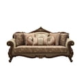 thumbnail image 4 of ACME Mehadi Velvet Upholstered Sofa with 8 Pillows in Walnut, 4 of 6