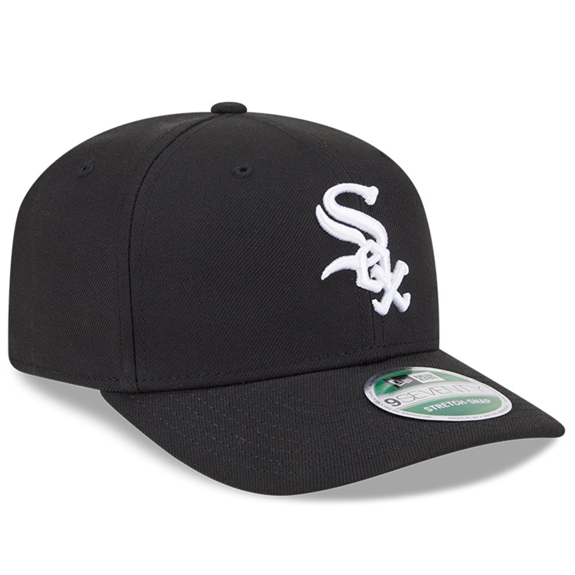 Men's New Era  Black Chicago White Sox Player Replica 9SEVENTY Adjustable Hat