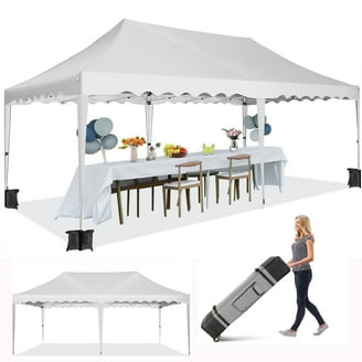 Coleman 10' x 10' Instant Straight Leg Canopy Gazebo with Added