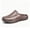 Brown, variant on Mules for Men Rubber Sole Lightweight Non Slip Waterproof Work Clogs Comfortable Slip on Shoes for Kitchen Indoor Outdoor