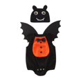 thumbnail image 1 of Traje de Halloween con diseño de murciélago, s para regalos de fiesta, carnaval, Acción de Gracias Naranja, 1 of 8