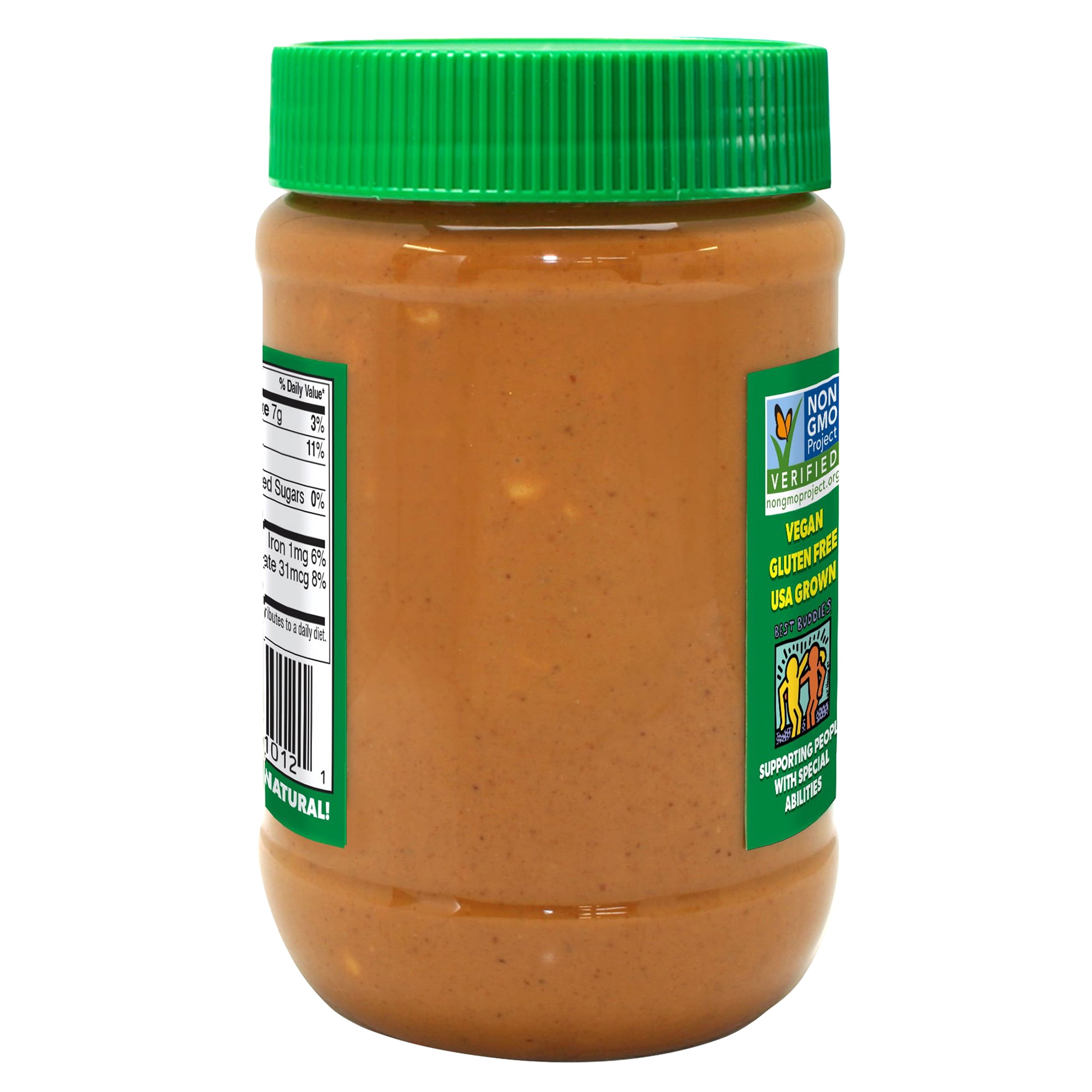 Teddie All Natural Smooth Unsalted Peanut Butter, 16 oz
