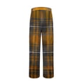 thumbnail image 3 of Weiqiqre Mens Pants Bottoms Elastic Waist Drawstring Fallow Sleep Lounge Pants,Size L, 3 of 4
