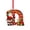 D, variant on 26 Letter Initial Christmas Ornaments for Tree Decorations Acrylic Decorative Monogram Pendants Red Hanging Alphabet Letters DIY Craft Ornaments Xmas Home Decor