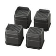 thumbnail image 2 of 4 elevadores de cama, extensores de patas de escritorio, multiusos, antideslizantes, ligeros, para lavadoras, refrigeradores, oficinas y apartamentos. Negro, 2 of 8