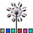 thumbnail image 1 of Exotic Flower Rainbow(style 1) - Weatherproof Ball Bearing Metal Wind Turbine with Support Rod, 1 of 3
