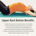 thumbnail image 2 of HSP Upper Back Bolster Wooden Pillow | Back Bend Stretcher for Spinal Health, Pain Relief and Posture Correction, Maple Wood Lumbar Support for Upper and Lower Back, 2 of 5