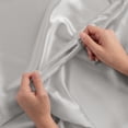 thumbnail image 5 of 100% Mulberry Silk Pillowcase for Hair and Skin by Noble Linens, Silver, 5 of 11