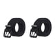 thumbnail image 2 of Cinturones ajustables Qarigey Faja de lona con hebilla de metal Unisex Negro 2piezas, 2 of 6