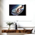thumbnail image 3 of Elephant Stock Hot Keys Wall Art - Horizontal Canvas Wall Art - Living Room Wall Decor - Music Canvas - Blue And Black Decor By Steven Johnson - 30" x 20", 3 of 8