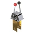 thumbnail image 4 of Seachoice Twin Lever Control, Chrome-Plated Brass, Red and Black Knobs, 8-5/16 In. Tall, 4 of 5