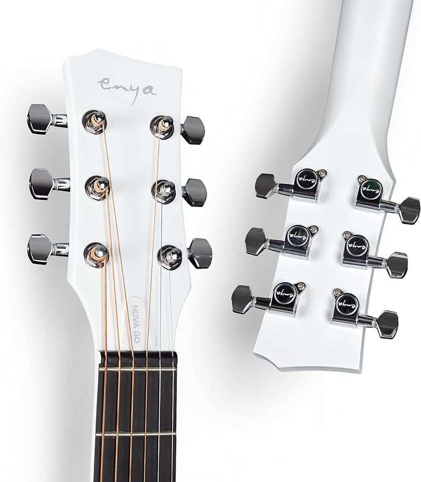 Enya Musical NOVA Go SP1 Carbon Fiber Acoustic Electric Guitar with Smart AcousticPlus, 35"