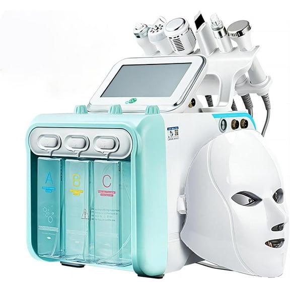 Hydrogen Oxygen 7 in1 Facial Care Machine with Mask Multifunctional Face Skin Care Device