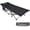 Black (Cushioned), variant on REDCAMP Folding Camping Cots with Pad for Adults, Portable Heavy Duty Sleeping Cots Camp Beds with Carry Bag for Outdoor Office Home, Gray