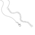 thumbnail image 3 of Collar PAVOI Station con diamante simulado con circonita cúbica chapado en oro blanco de 14 quilates, 3 of 5