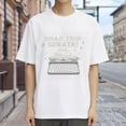 thumbnail image 3 of ROAD TRIP SONATA,Vintage Typewriter Road Print 1, Vintage T Shirt, Cotton T-Shirt for Men, 23666232,M, 3 of 8