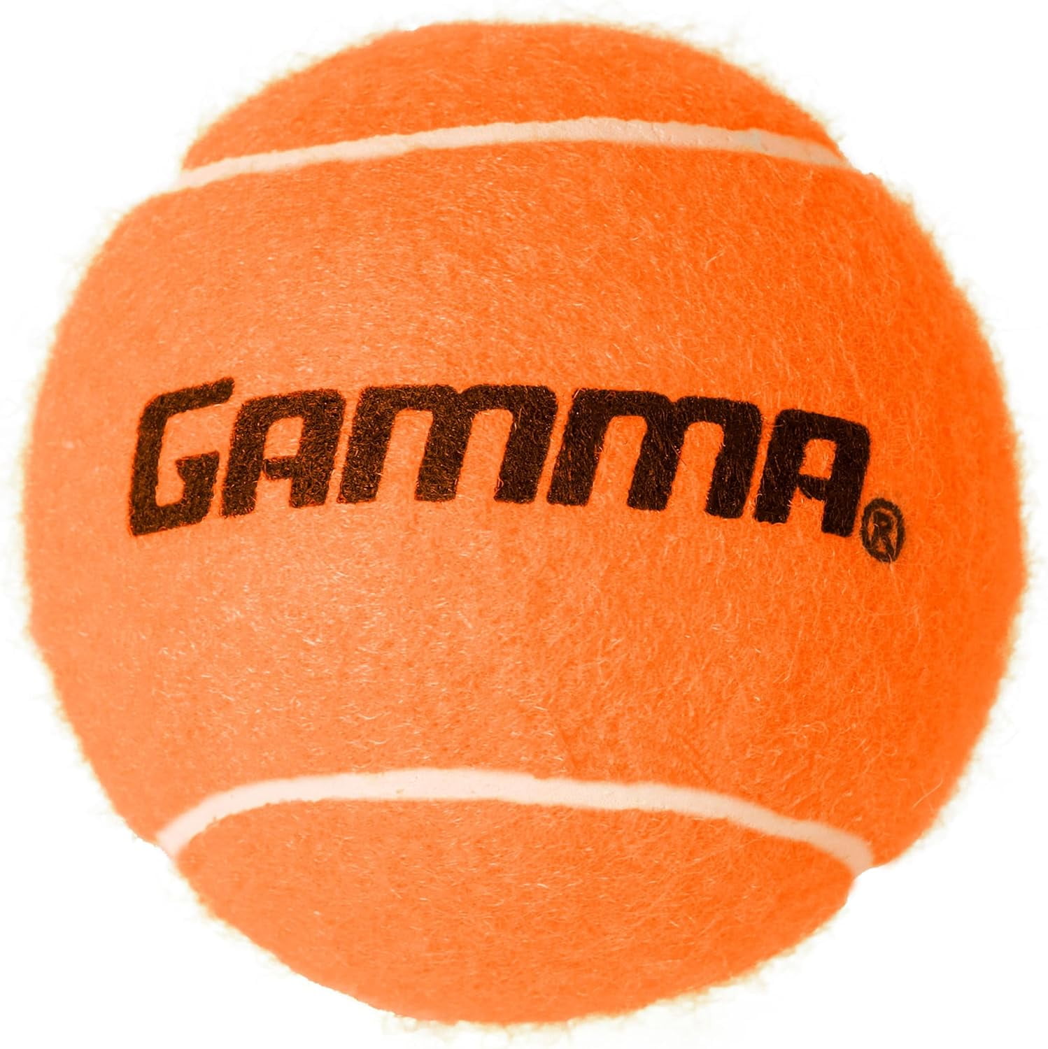 GAMMA Pressureless Tennis Balls, Orange, Bag of 18