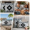thumbnail image 4 of Outdoor Pillow Covers 18x18 Set of 2, Brown Beige Boho Waterproof Patio Throw Pillow Covers for Couch Sofa Chair, Southwestern Ethnic Abstract Geometric Decorative Pillowcases for Throw Pillows, 4 of 9