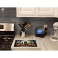 thumbnail image 3 of Bloodhound Spooky Halloween Glass Cutting Board Large 12 in x 15 in, 3 of 5