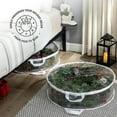 thumbnail image 3 of Clear Christmas Wreath Storage Container, 24 inches Christmas Wreath Clear Plastic Storage Bag with Dual Zippers and Carry Handles for Xmas Holiday, 3 of 6