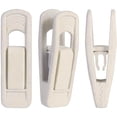 thumbnail image 1 of Pinzas de terciopelo Trgowaul para perchas finas (60 unidades, color beige), 1 of 8