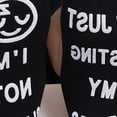 thumbnail image 4 of Unisex Novelty Funny Saying Ankle Socks I Am Not Sleeping Just Resting My Eyes Letters Crew Hosiery Birthday Gifts 1, 4 of 6