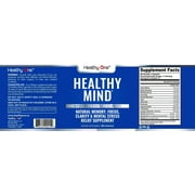 (6 pack) Healthy One Healthy Mind Brain Nootropic Supplement Cognitive Health 1-Count 60 Capsules