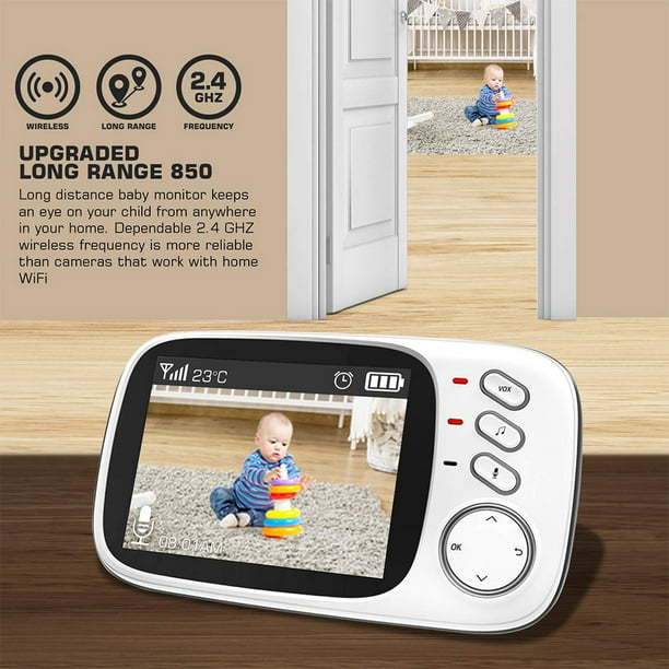 Barbala Video Baby Monitor Long Range Upgraded 850 Wireless