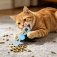 thumbnail image 6 of Mesh Cat Chew Bow Toy with Built-in Bell, 3.9x1.5 Inch Interactive Chew Ring Toy for Cats, Dental Health Catnip Free Toy for Kittens Anxiety Relief, 6 of 6