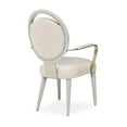 thumbnail image 6 of Michael Amini Eclipse Dining Arm Chair in Moonlight Gray - Set of 2, 6 of 15