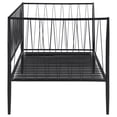 thumbnail image 5 of LHYY Vertigo Matte Black Metal Twin Daybed Bed Frame, 5 of 9