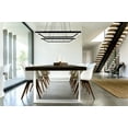 thumbnail image 4 of Kuzco Lighting Ch85232 Piazza 2 Light 8" Wide Led Abstract Chandelier - Black, 4 of 5