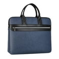 thumbnail image 1 of Bolsa para documentos A4 Yuyangstore bolsa para archivos de lona gran capacidad Azul oscuro, 1 of 8