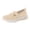Beige, variant on Women's Breathable Knit Slip on Orthopedic Backless Mesh Sneakers with Arch Support Lightweight Casual Mules Easy on Walking Shoes White Size 10